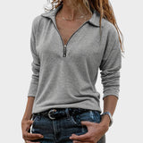 Γλυκό | Πουλόβερ με Λεπτή Πλεχτή Κοπή και Φερμουάρ