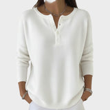 Clarisse | Πλεκτό Πουλόβερ με Κουμπιά