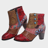 Mina | Botas Cortas con Estampado