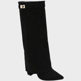 Alice | Ψηλές σουέτ μπότες