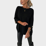 Αδελαΐδα | Πλεκτό Πουλόβερ με Κουμπιά