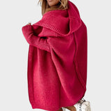 Marcela | Πλεκτή ζακέτα με κουκούλα και μεγάλο μέγεθος 