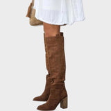 Diane | Botas de Caña Altas de Ante