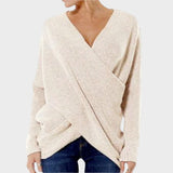 Νικόλ | Πουλόβερ με σταυρωτή πλέξη