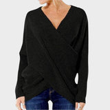 Νικόλ | Πουλόβερ με σταυρωτή πλέξη