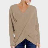 Νικόλ | Πουλόβερ με σταυρωτή πλέξη