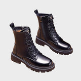 Lotte | Μπότες με κορδόνια και γούνινη επένδυση