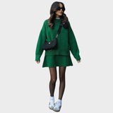 Lara | Conjunto de Falda y Suéter de Punto