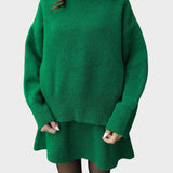 Lara | Conjunto de Falda y Suéter de Punto