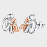 Σκουλαρίκια Carmine | Αγκαλιά γάτας