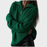 Eliana | Πουλόβερ με ψηλό λαιμό και φερμουάρ