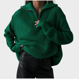 Eliana | Πουλόβερ με ψηλό λαιμό και φερμουάρ