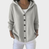 Naomi | Πλεκτή Ζακέτα με Κουκούλα