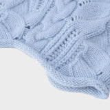Celeste | Jersy de Punto Trenzado