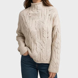 Celeste | Jersy de Punto Trenzado