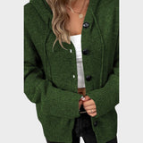 Amélia | Cardigan de Punto Suave con Capucha