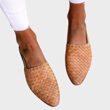 Andrea | Sandalias Planas Trenzadas Ortopédicas