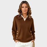 Dorinda | Πλεκτό Πουλόβερ με V-Neck