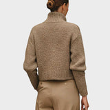 Βιολέτα | Κομψό κοντό μπουφάν με κουμπιά