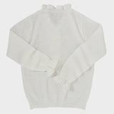 Liora | Πλεκτή Ζακέτα με Σούρες και Κουμπιά