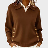 Dorinda | Πλεκτό Πουλόβερ με V-Neck