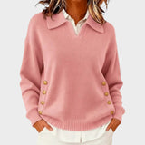 Dorinda | Πλεκτό Πουλόβερ με V-Neck