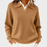 Dorinda | Πλεκτό Πουλόβερ με V-Neck