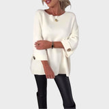 Αδελαΐδα | Πλεκτό Πουλόβερ με Κουμπιά