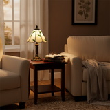 LEAFORA | ΡΕΤΡΟ ΓΥΑΛΙΝΗ ΛΑΜΠΑ ΣΕ ΣΧΗΜΑ ΦΥΛΛΟΥ