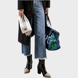 Diva | Δερμάτινες Μπότες με Λεοπάρ Στάμπα