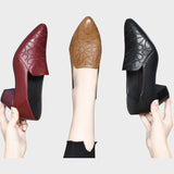 Έλενα | Δερμάτινα Παπούτσια με Τρουκς