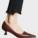 Ali | Δερμάτινα Παπούτσια με Μυτερή Μύτη