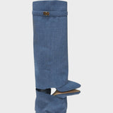 Alice | Ψηλές σουέτ μπότες