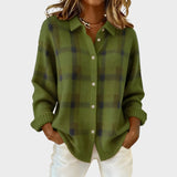 Rocío |  Cárdigan de Cuadros en Tejido de Punto