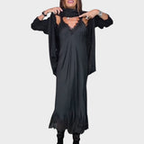 Vega | Σετ Φόρεμα και Ζέρσεϊ σε Στυλ Εσωρούχων