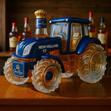 Garrafón de whisky clásico en forma de tractor New Holland T7