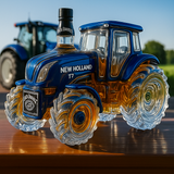 Garrafón de whisky clásico en forma de tractor New Holland T7