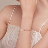 Ρυθμιζόμενο βραχιόλι από ασήμι 925 με αποτύπωμα πατούσας σκύλου