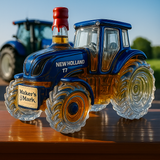 Garrafón de whisky clásico en forma de tractor New Holland T7