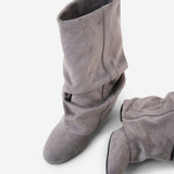 Botas de Ante Sueltas Emilia - Gris