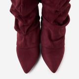 Lavista Suede Tall Boots - Bordeaux