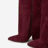Lavista Σουέτ μπότες μέχρι το γόνατο - Μπορντό