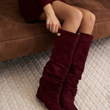 Lavista Slouchy Σουέτ μπότες μέχρι το γόνατο - Μπορντό