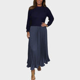 Anabela | Σετ Πουλόβερ και Πλισέ Φούστα