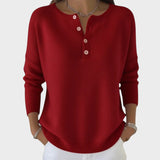 Clarisse | Πλεκτό Πουλόβερ με Κουμπιά