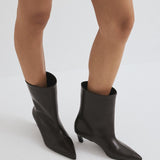 Aria Leather Ankle boots - Dark Brown