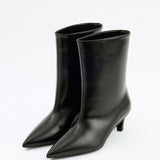 Aria Leather Ankle boots - Black