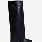 Lavista Δερμάτινες Μπότες Μέχρι το Γόνατο - Μαύρες