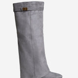 Lavista Σουέτ μποτάκια μέχρι το γόνατο - Γκρι