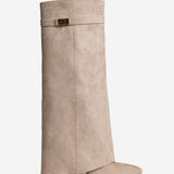 Ψηλές Μπότες Lavista Suede - Μπεζ